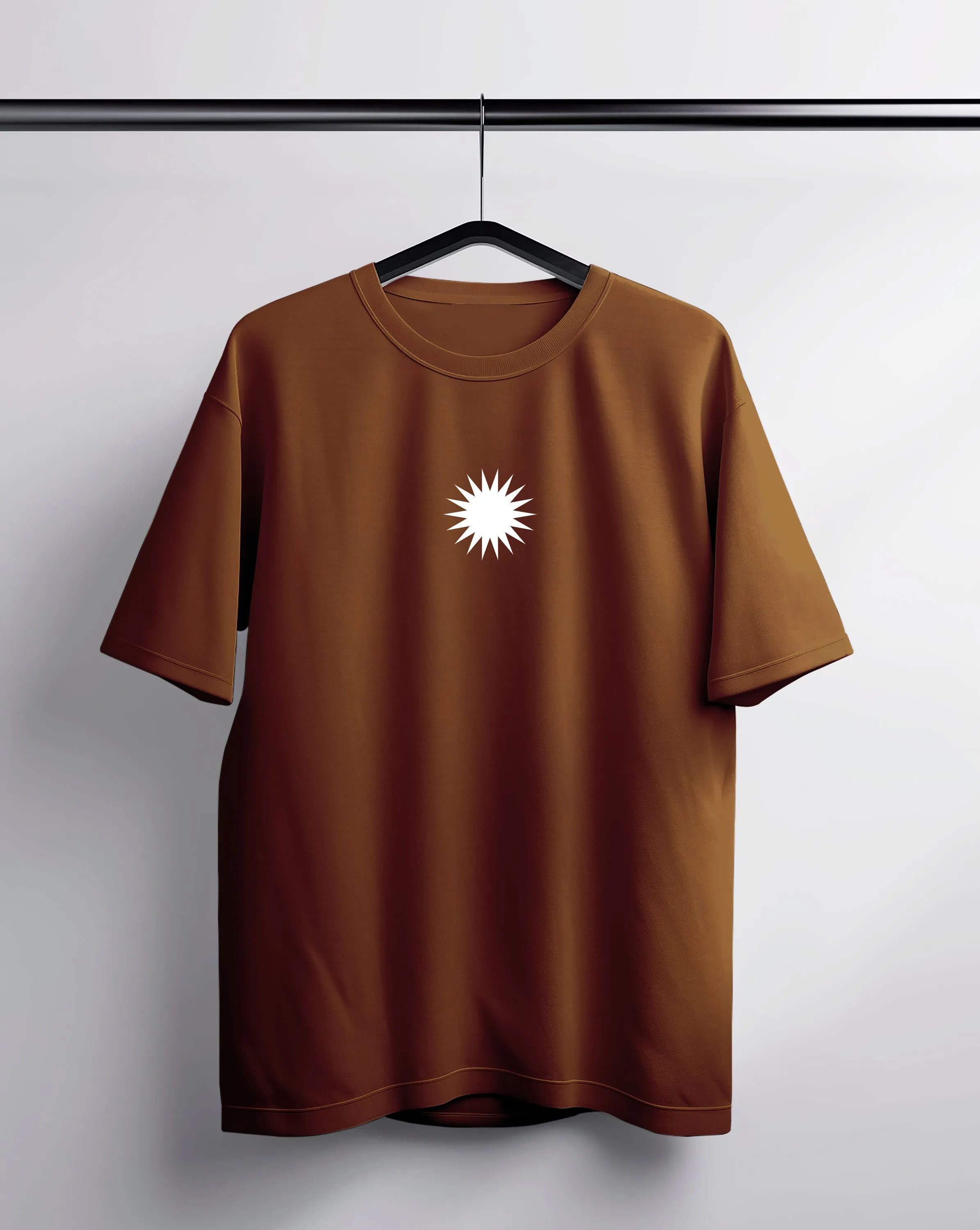 Rising Dragon Brown Oversized Tee