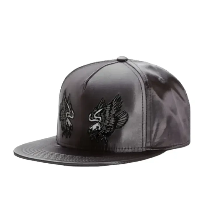 Roaring Eagle Black Snapback Cap