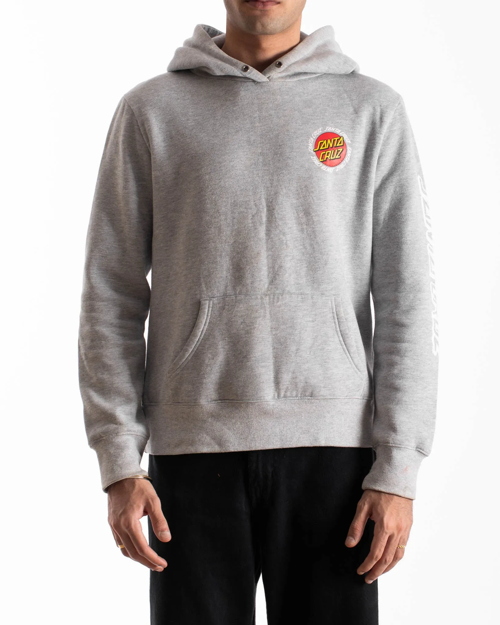 Santa Cruz Logo Hoodie Grey