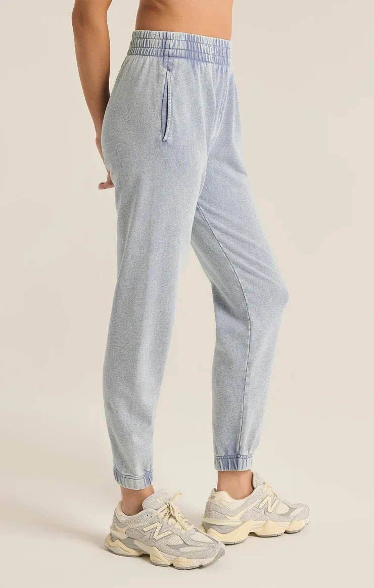 Slim Knit Denim Jogger