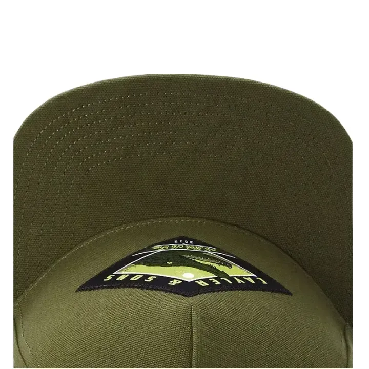 The Crocodile Green Snapback Cap