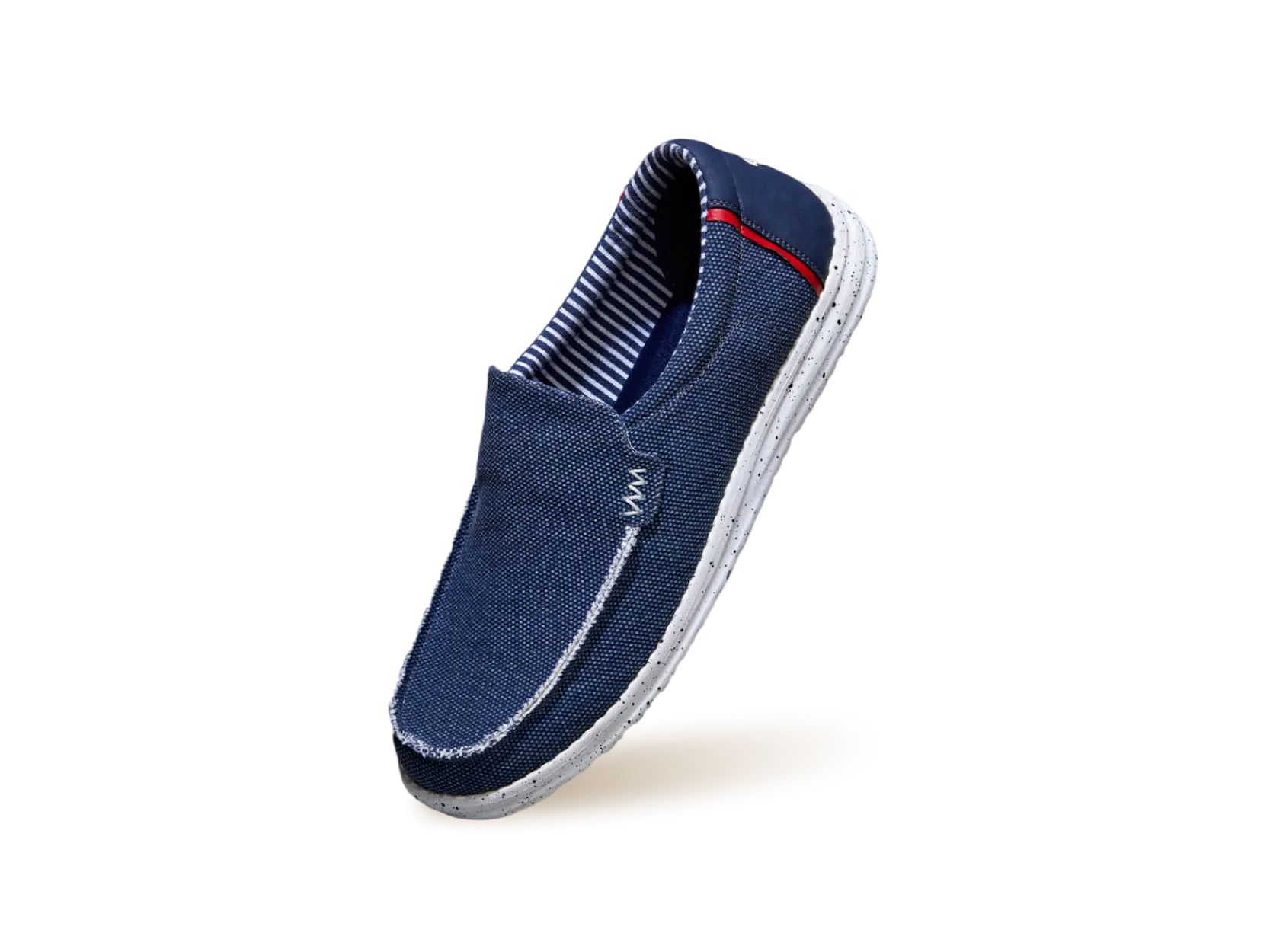 The Wanderers Slip Ons : Navy