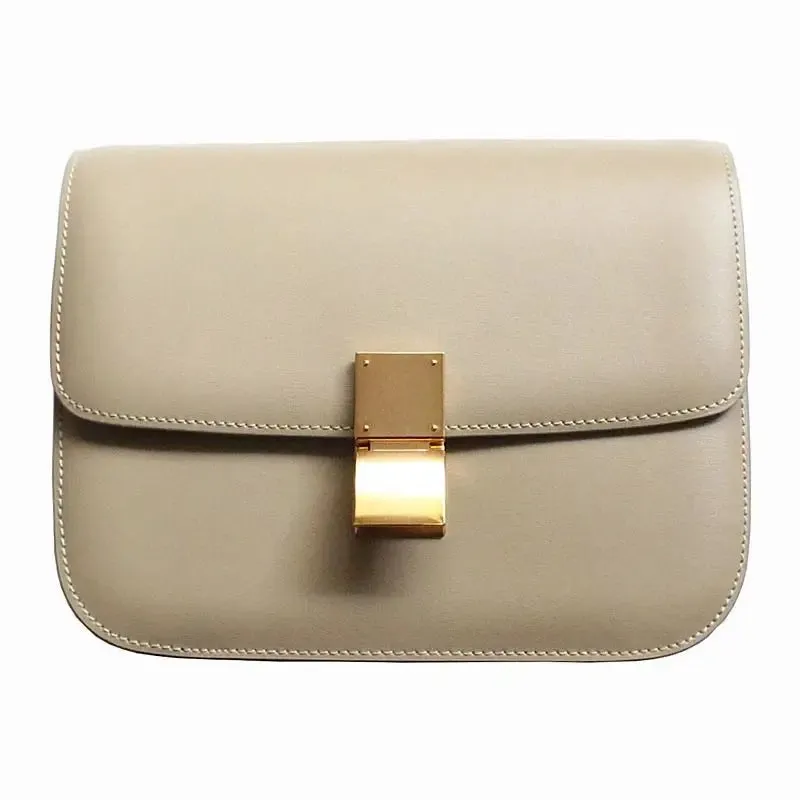 Tofu Purse Crossbody Genuine Leather Bags