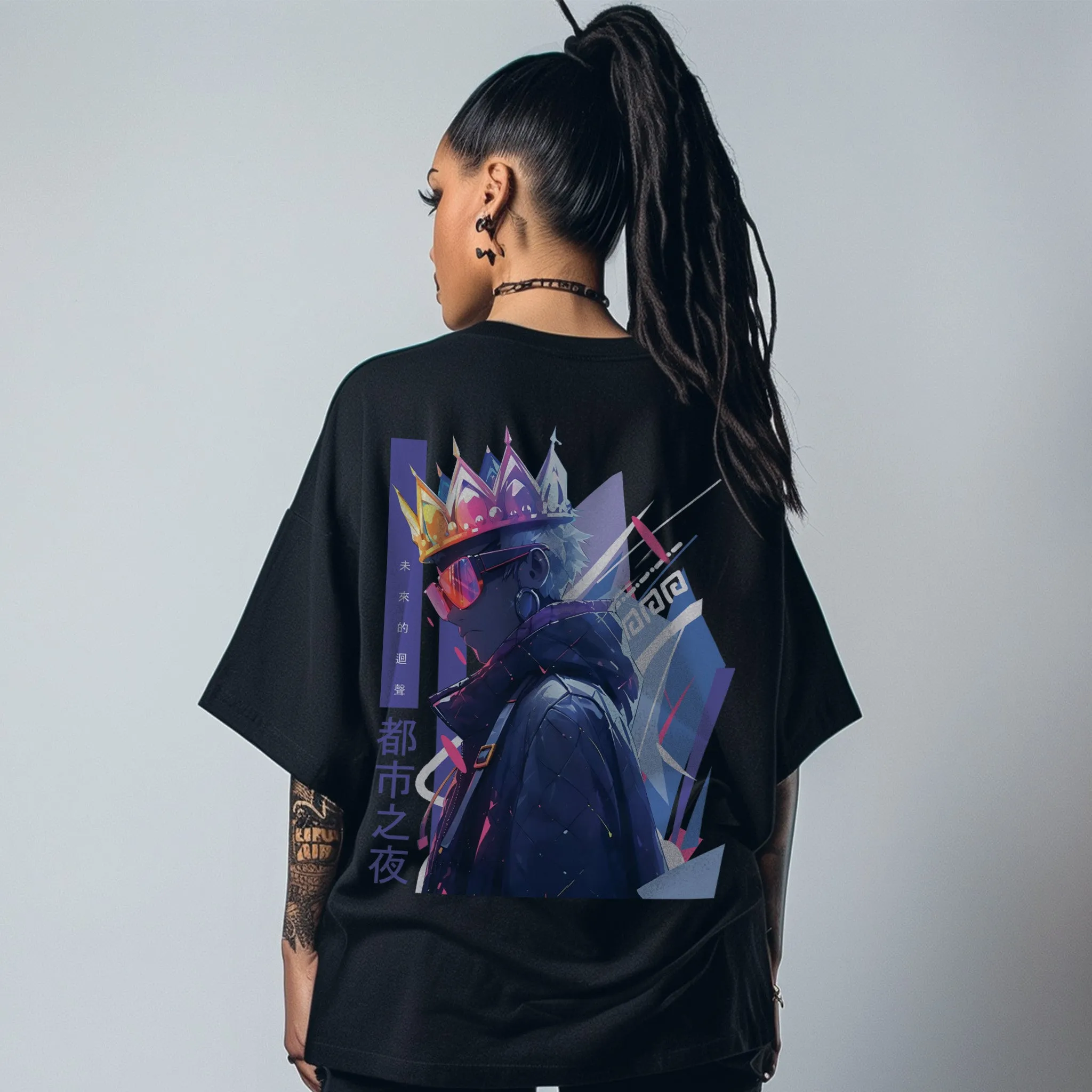 Unisex Neon Sovereign Oversized Graphic Tees