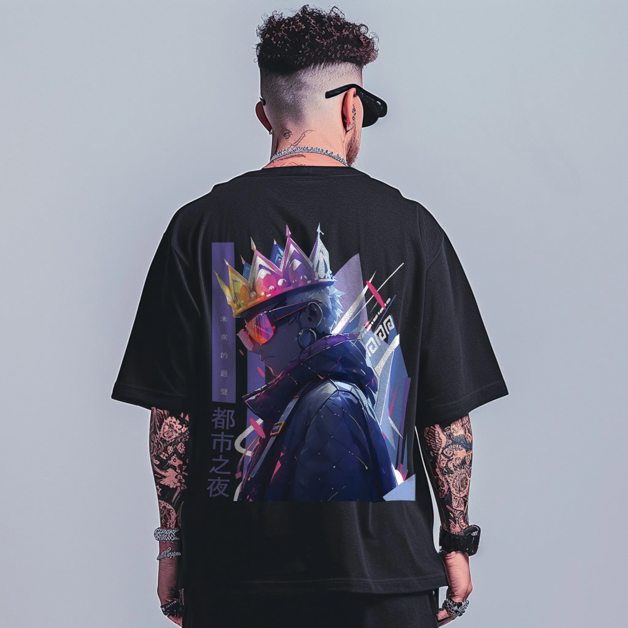 Unisex Neon Sovereign Oversized Graphic Tees