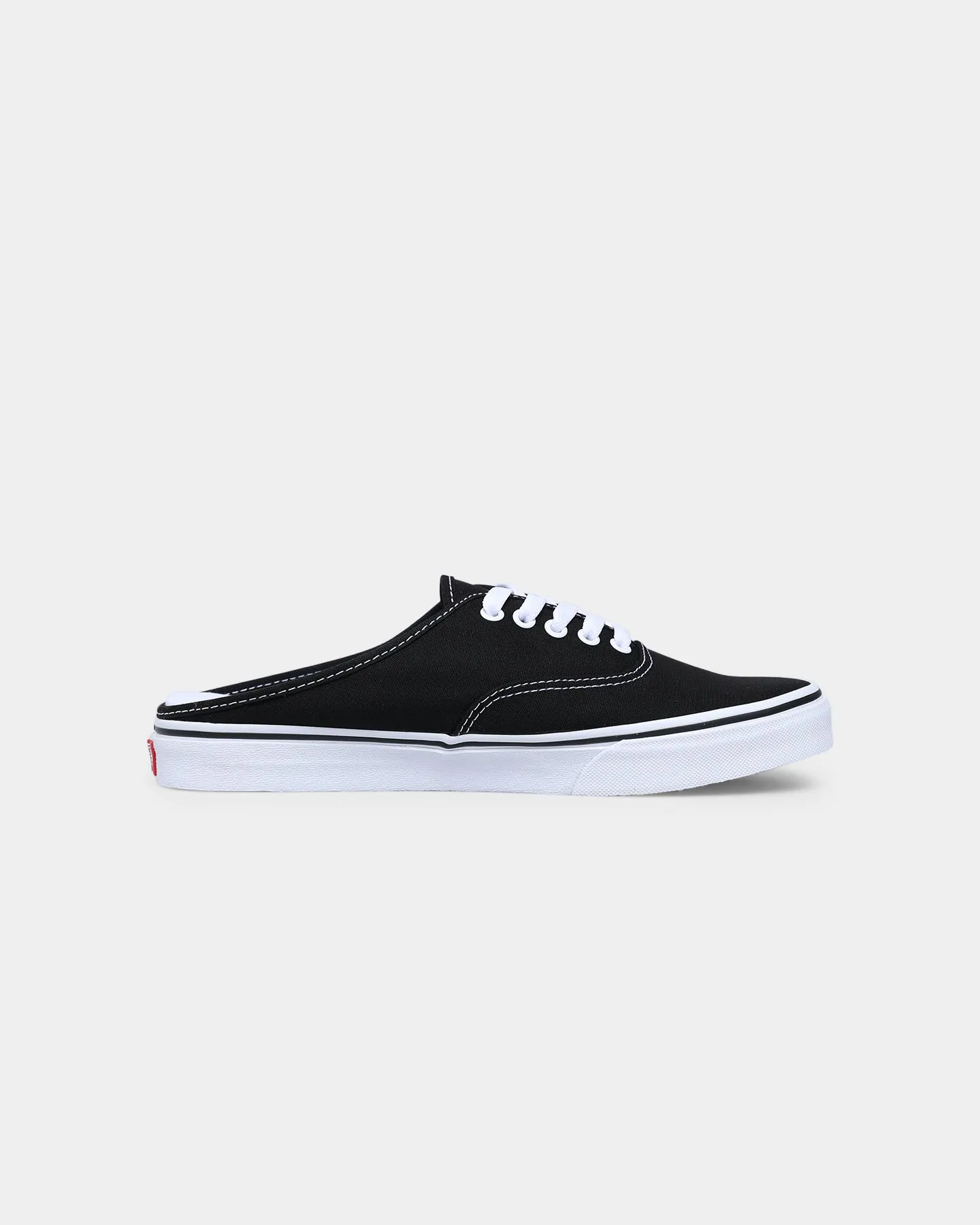 Vans Authentic Mule Canvas Slip Ons Black/True White