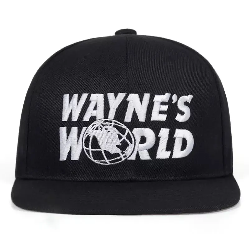 Wayne´s World Black Snapback Cap