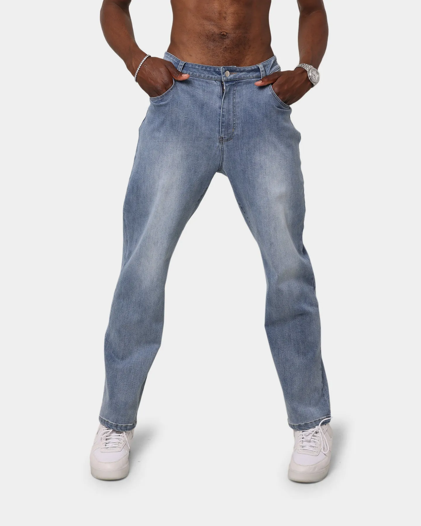 XXIII Beckett Baggy Jeans Blue Denim