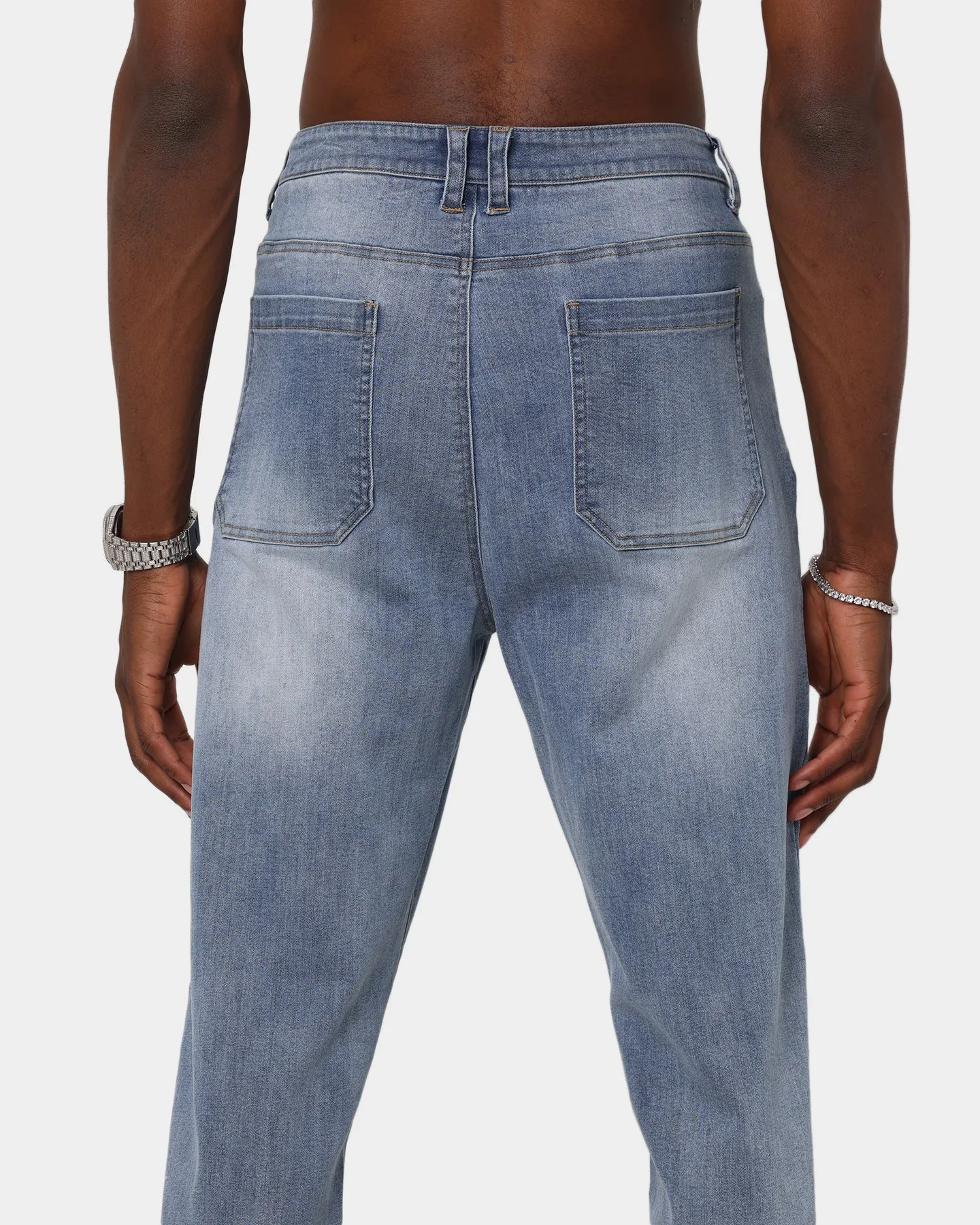 XXIII Beckett Baggy Jeans Blue Denim