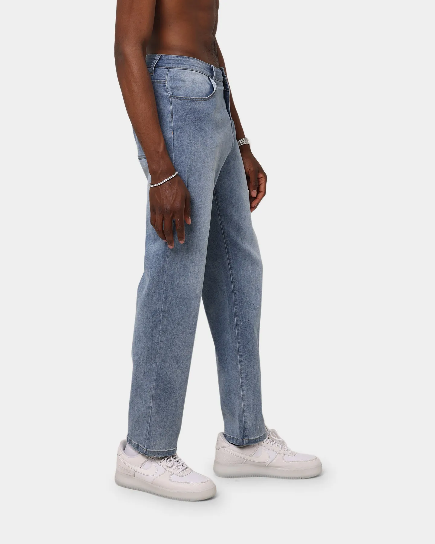 XXIII Beckett Baggy Jeans Blue Denim