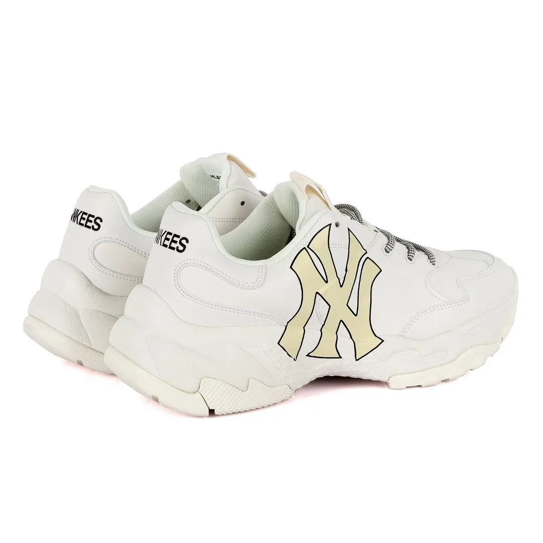 Yankees Big Ball Chunky Newyork White Sneakers